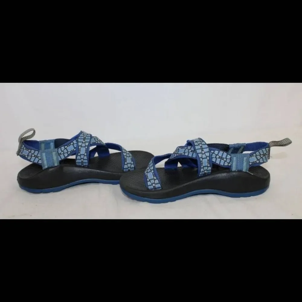 Chaco Kids Blue Patterned Sport Sandals